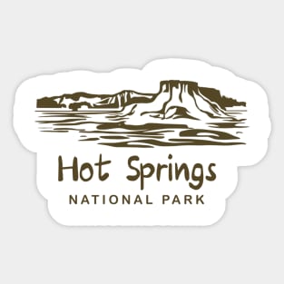 Hot Springs National Park Sticker